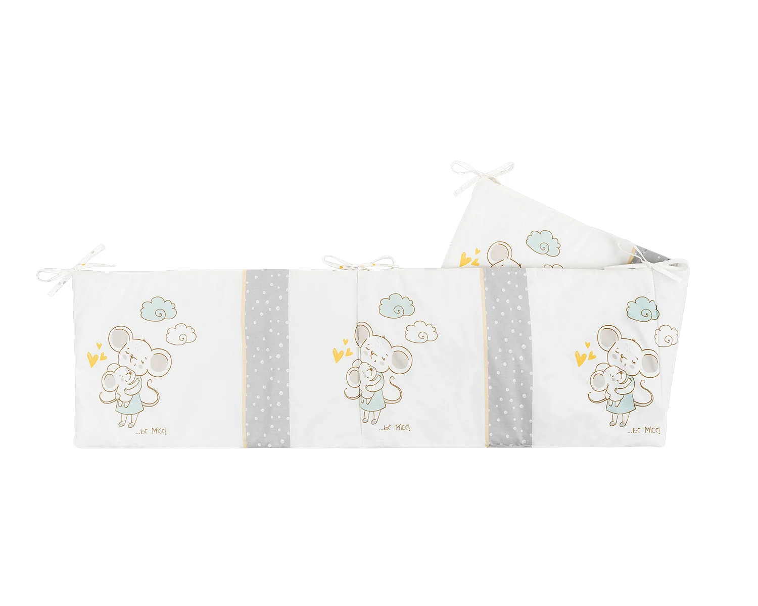Φωτογραφία προϊόντος: Kikka Boo - Soft bumper Joyful Mice 210cm - 41101080025