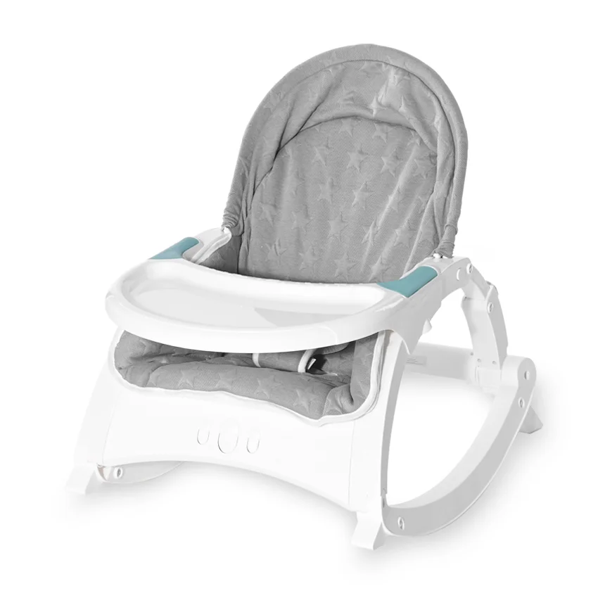 Φωτογραφία προϊόντος: LORELLI - BABY ROCKER ALEX WITH TABLE COOL GREY STARS - 10110122147