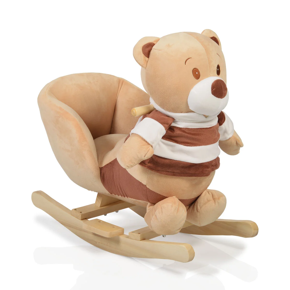 Φωτογραφία προϊόντος: MONI TOYS - Plush rocking animal Bear khaki WJ-635
