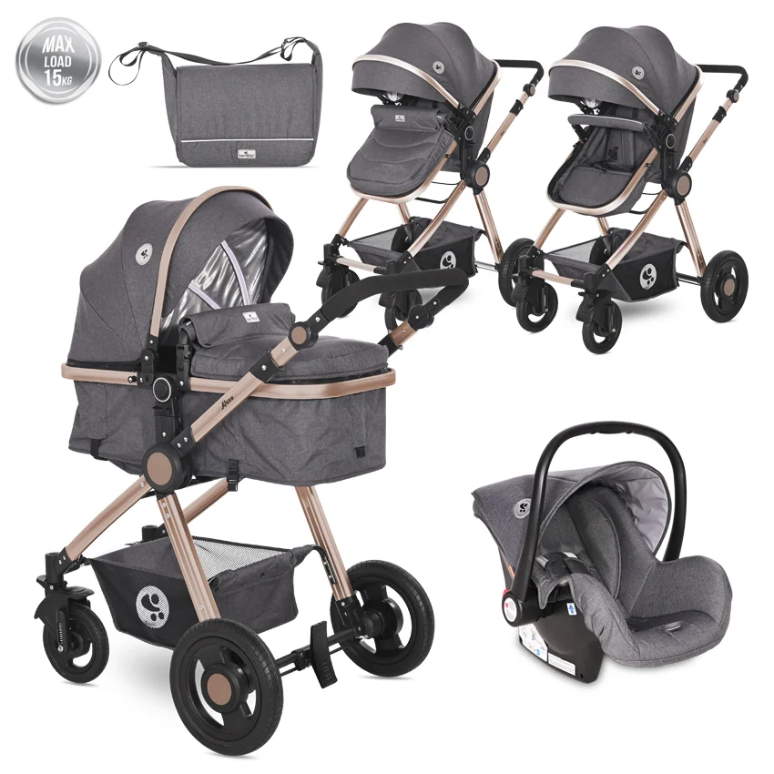 Φωτογραφία προϊόντος: LORELLI - BABY STROLLER ALEXA SET LUXE BLACK - 10021292186D