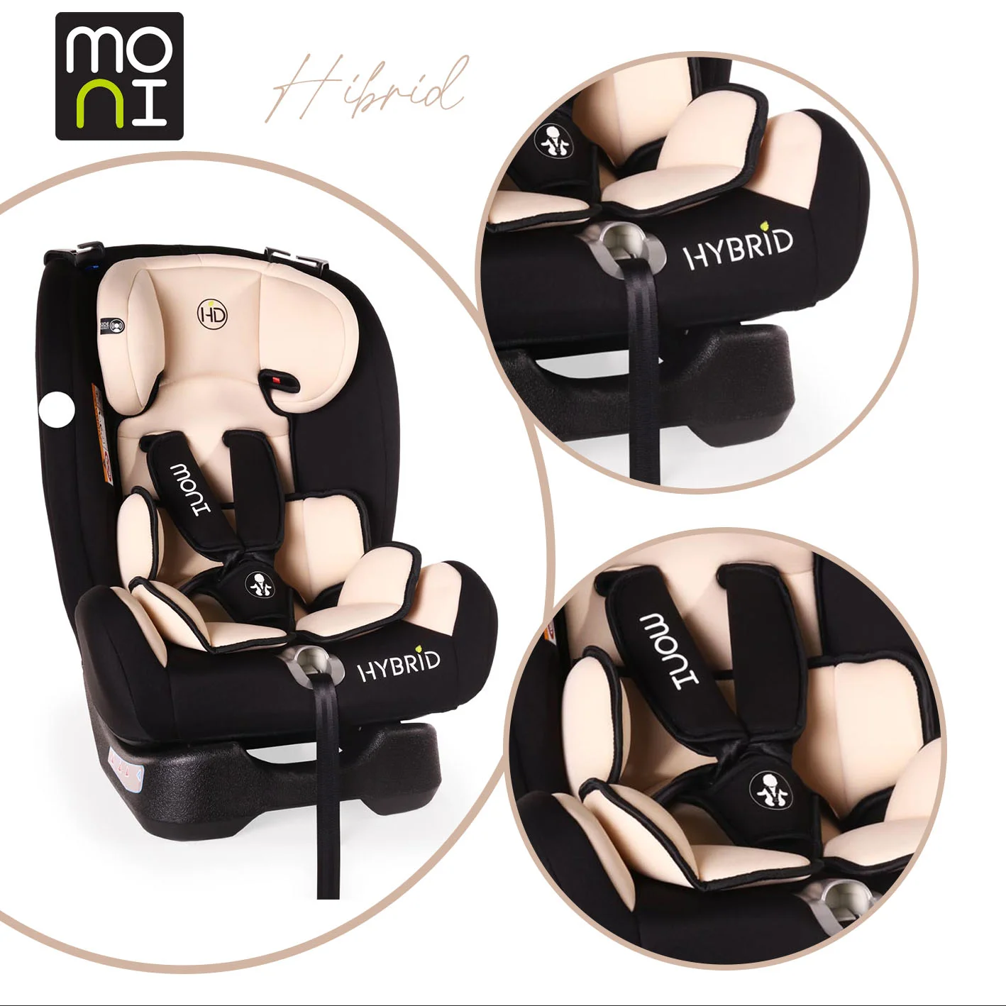 Φωτογραφία προϊόντος: MONI - Car seat Hybrid beige - 3800146239213