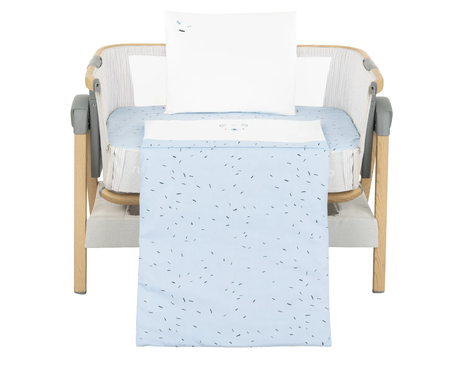 Φωτογραφία προϊόντος: Kikka Boo - Mini cot bedding set 5pcs Bear with me Blue - 41101050067