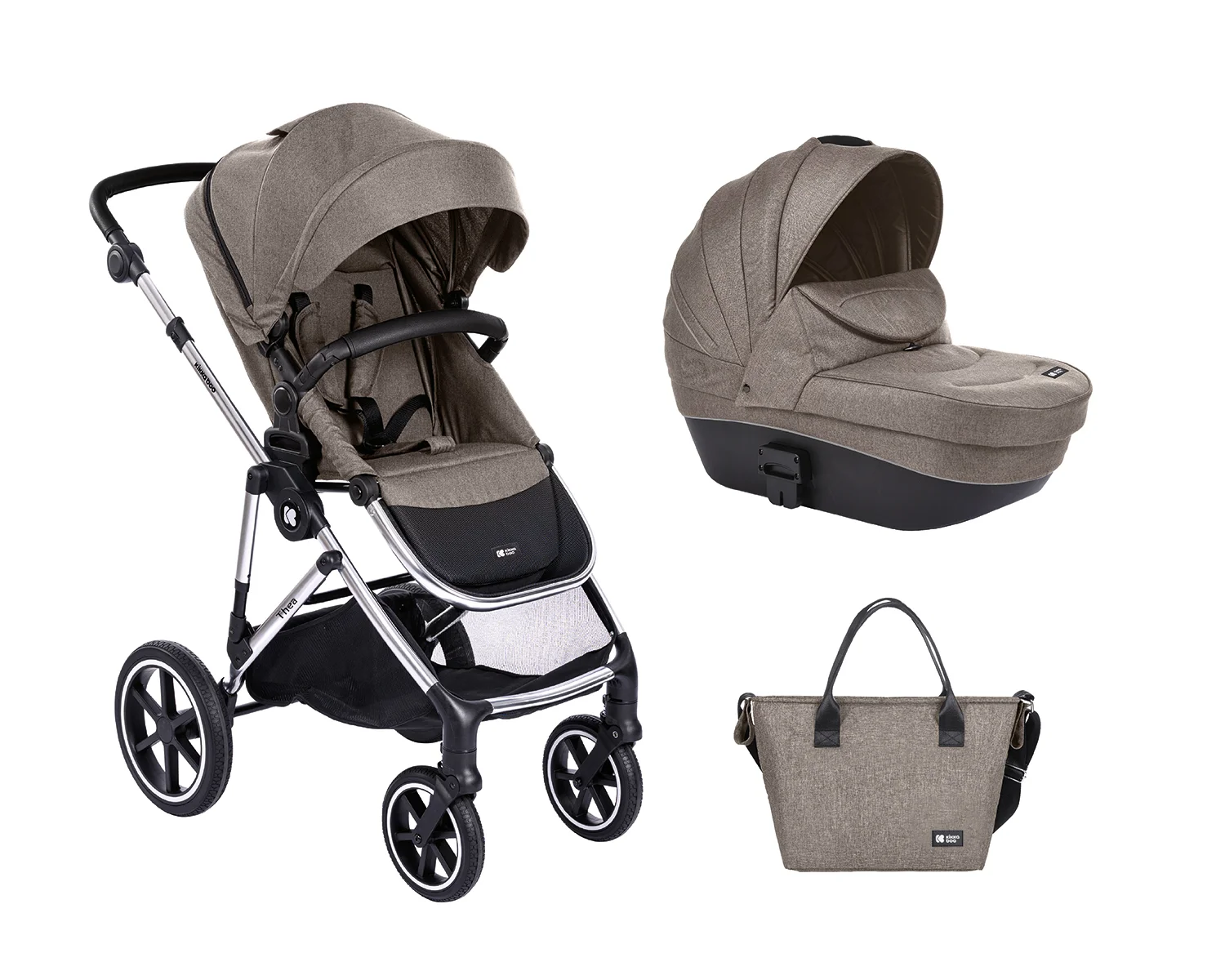Φωτογραφία προϊόντος: Kikka Boo - Stroller 2in1 with carrycot Thea Beige - 31001020109