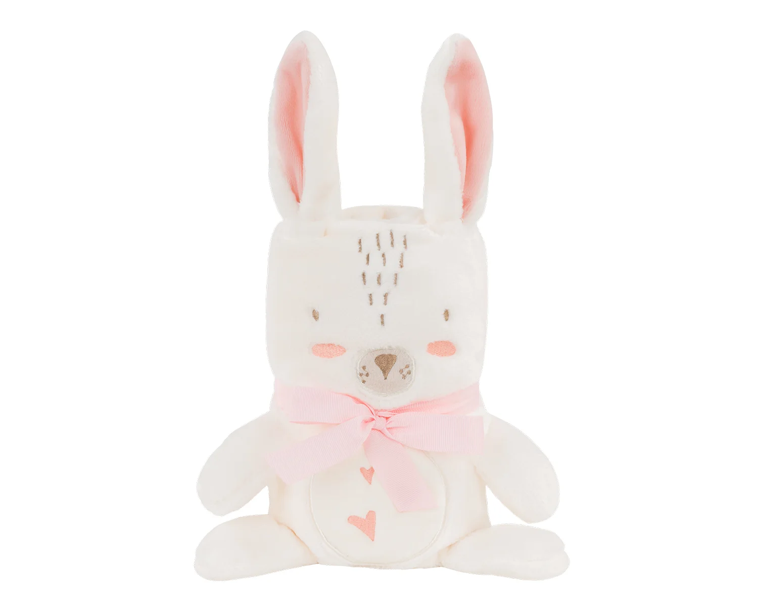 Φωτογραφία προϊόντος: Kikka Boo - 3D embroidery gift blanket Rabbits in Love - 31103020110