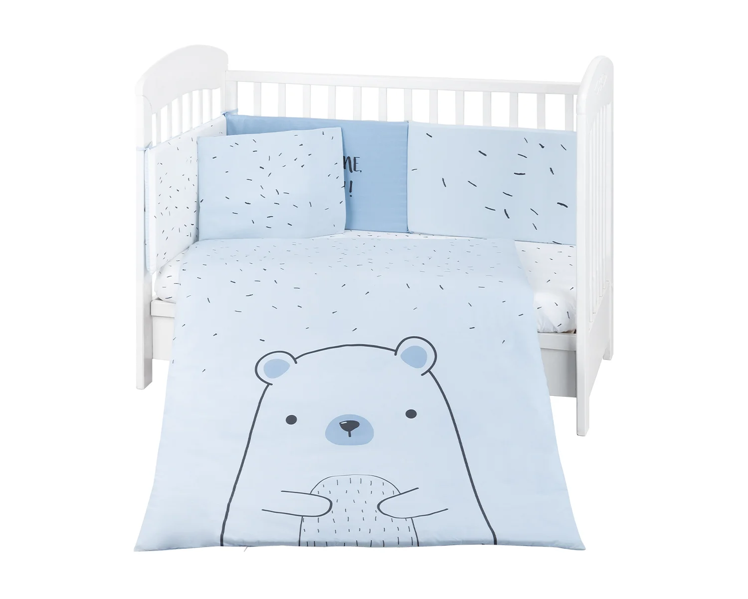 Φωτογραφία προϊόντος: Kikka Boo - Bedding set 6pcs 60/120 Bear with me Blue - 41101060115