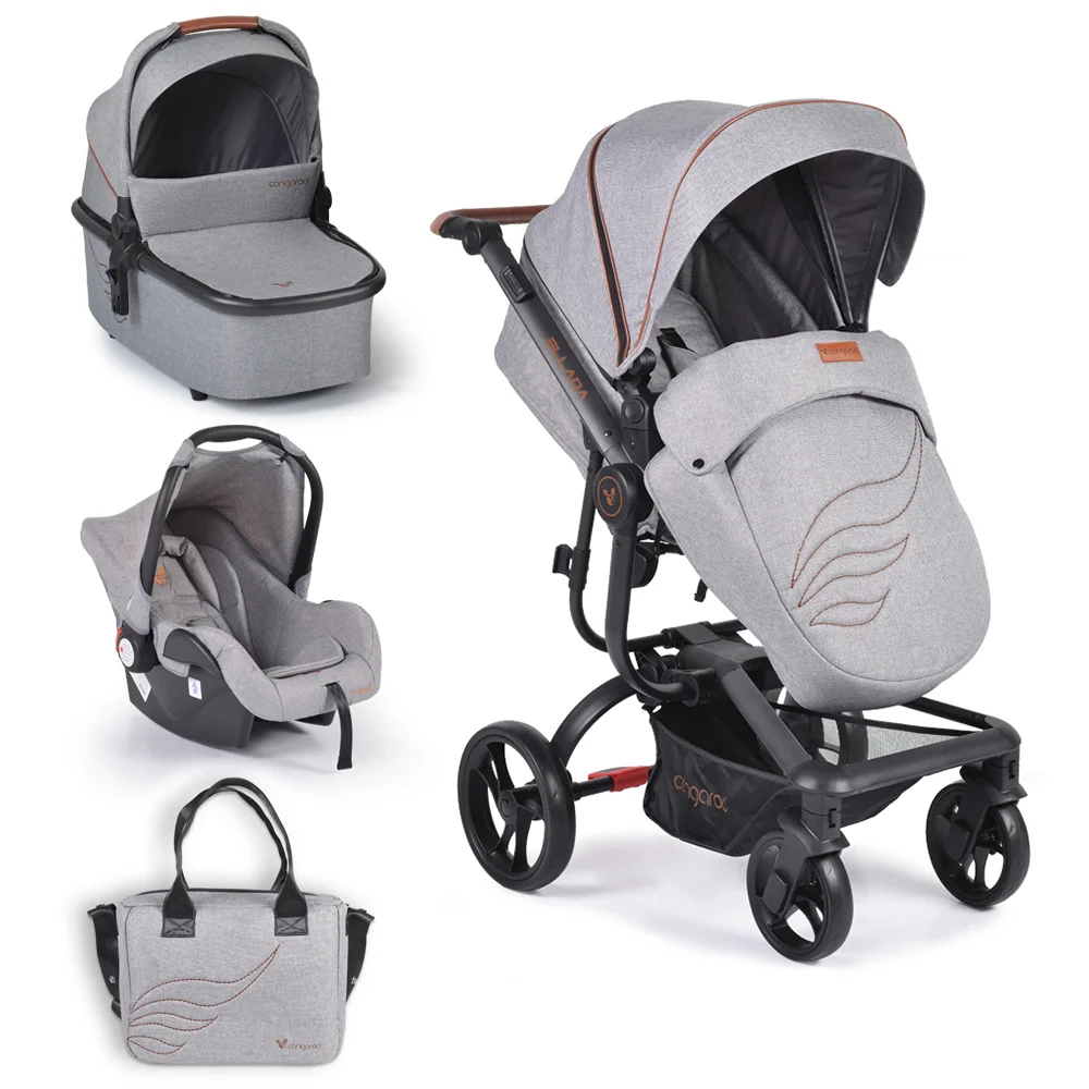 Φωτογραφία προϊόντος: CANGAROO - Baby stroller Ellada grey - 3800146235628