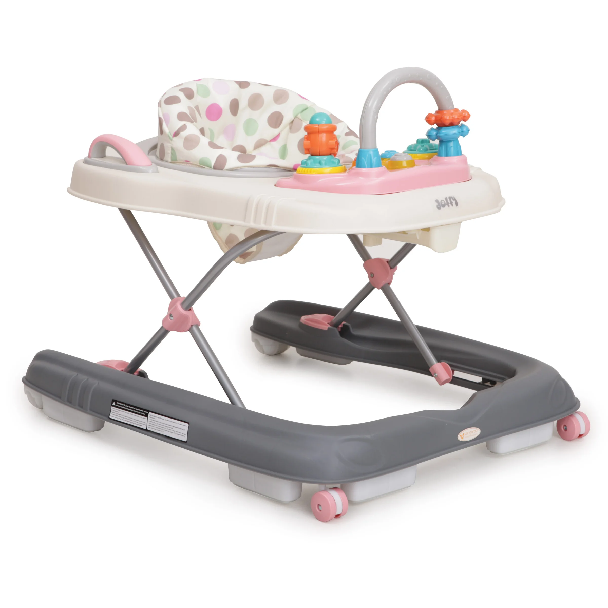 Φωτογραφία προϊόντος: CANGAROO - Baby walker Dotty 2 in 1 pink - 3800146243296
