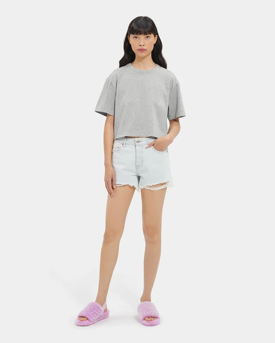 Φωτογραφία προϊόντος: UGG Tana Cropped Tee Γυναικεία Μπλούζα Γκρι