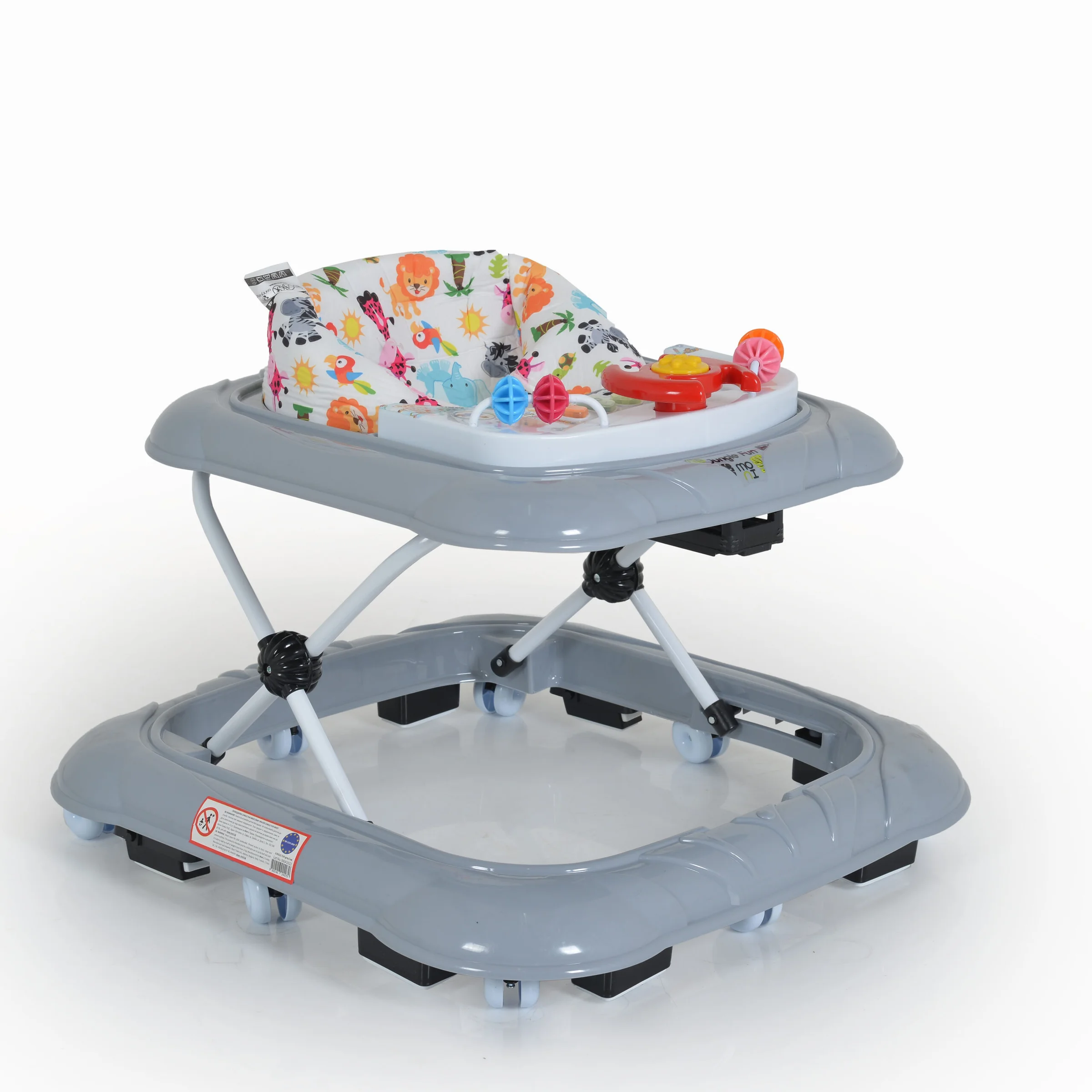 Φωτογραφία προϊόντος: MONI - Baby walker Jungle fun grey - 3800146244279