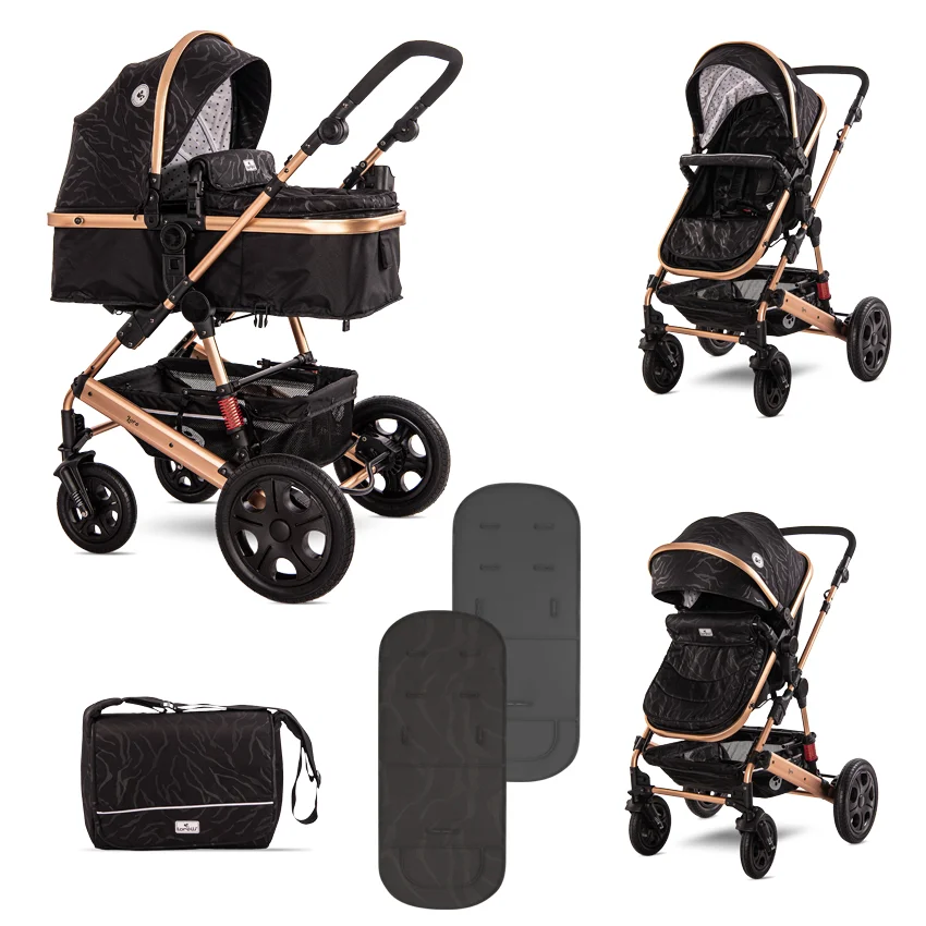 Φωτογραφία προϊόντος: LORELLI - BABY STROLLER LORA LUXE BLACK + MAMA BAG - 10021272186