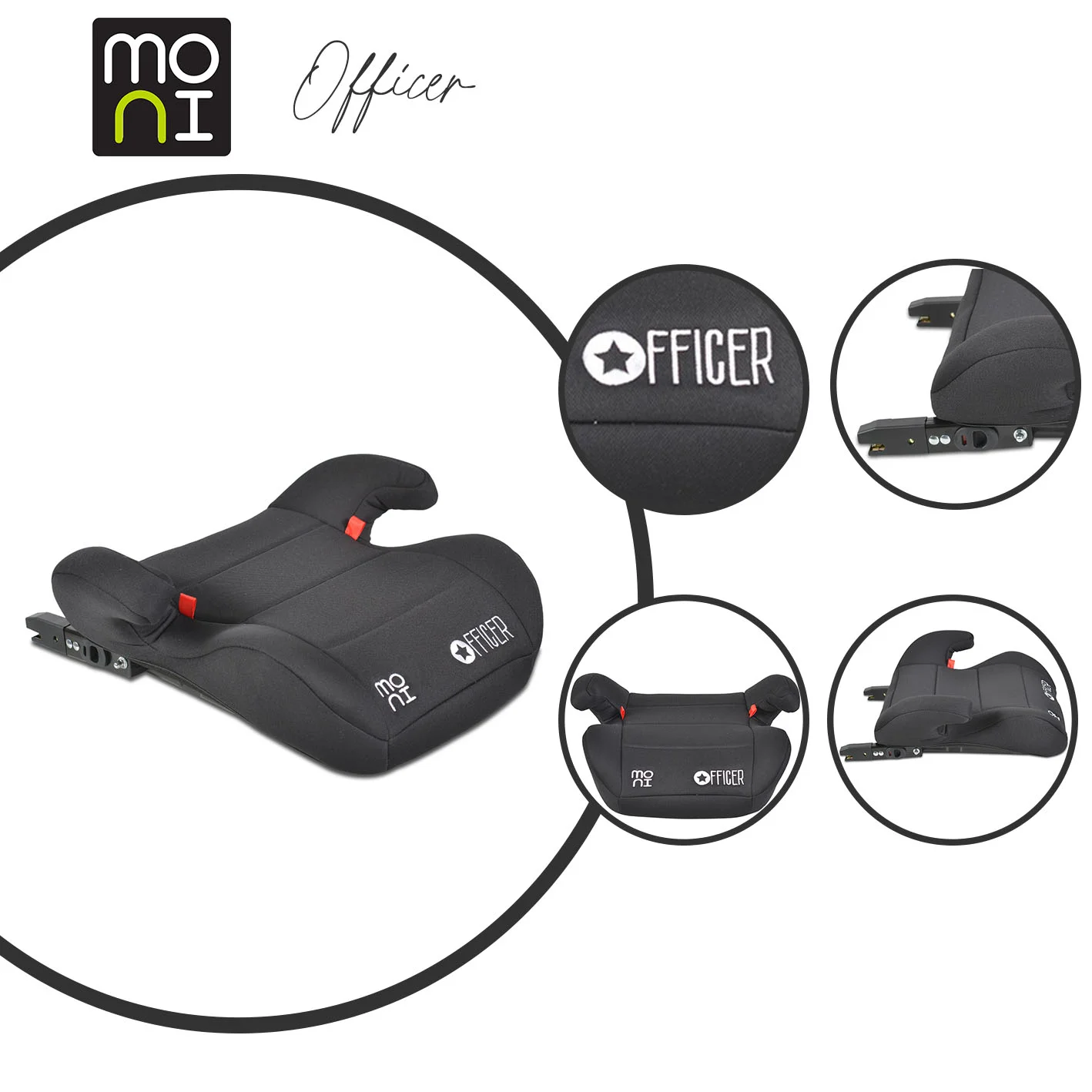 Φωτογραφία προϊόντος: MONI - Car seat Officer black - 3801005150434