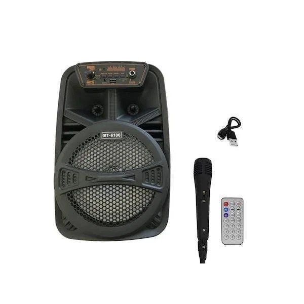 Φωτογραφία προϊόντος: OEM Σύστημα Karaoke με Ενσύρματo Μικρόφωνo BT-6106 σε Μαύρο Χρώμα