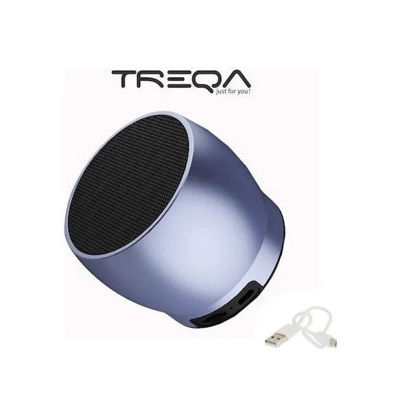 Φωτογραφία προϊόντος: OEM Treqa Ηχείο Bluetooth 5W με Ραδιόφωνο και Διάρκεια Μπαταρίας έως 8 ώρες Γκρι YT-568