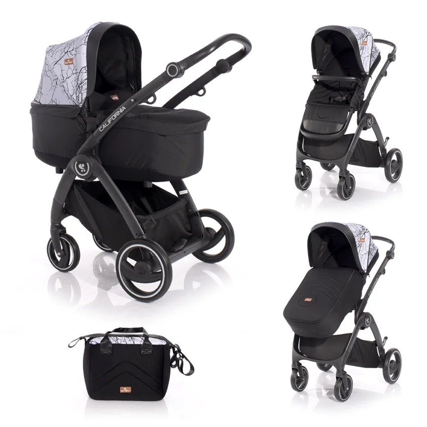 Φωτογραφία προϊόντος: LORELLI - BABY STROLLER CALIFORNIA GREY MARBLE - 10021572099