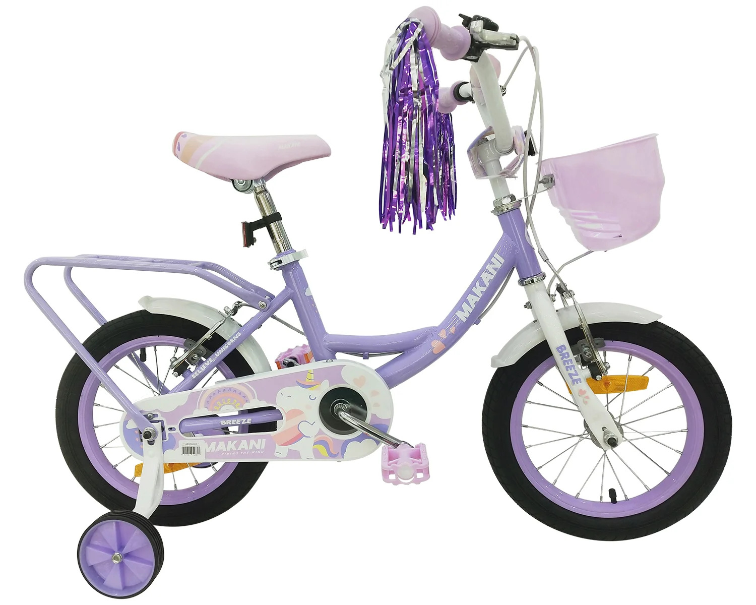 Φωτογραφία προϊόντος: Kikka Boo - Makani Children Bicycle 14`` Breeze Purple - 31006040085