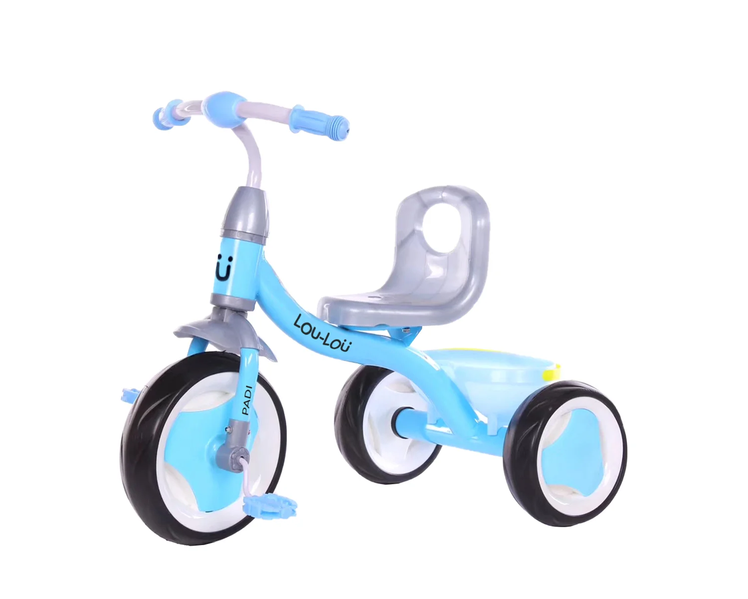 Φωτογραφία προϊόντος: Kikka Boo - Lou-Lou Tricycle with basket Padi Blue - 31006020132