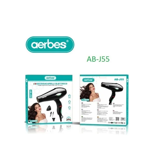 Φωτογραφία προϊόντος: OEM Aerbes Πιστολάκι Μαλλιών 2200W AB-J55