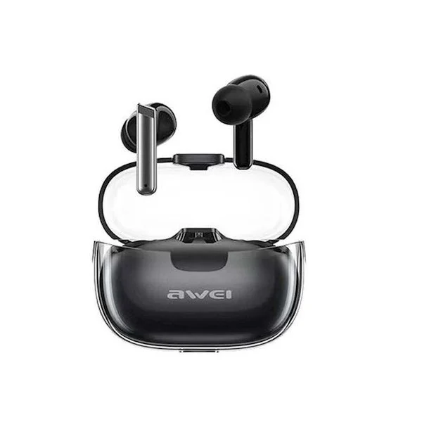 Φωτογραφία προϊόντος: OEM Awei T52 In-ear Bluetooth Handsfree Ακουστικά με Θήκη Φόρτισης Μαύρα