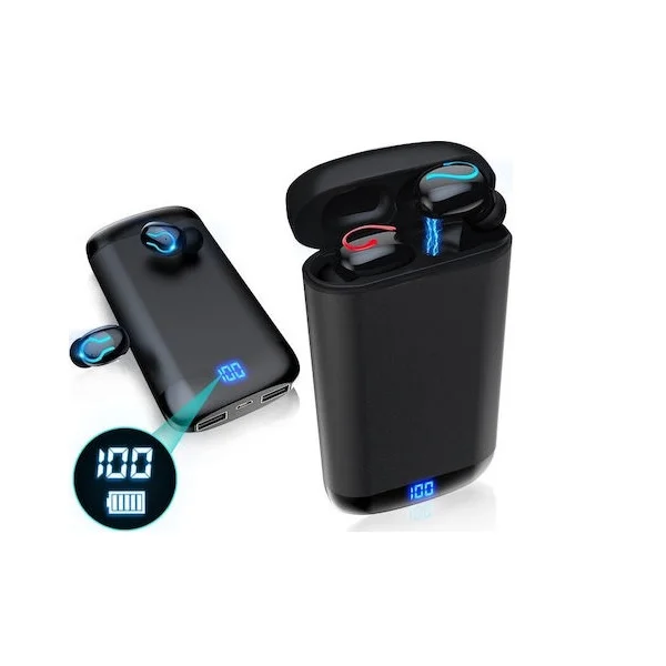 Φωτογραφία προϊόντος: Andowl Q66 In-ear Bluetooth Handsfree Ακουστικά με Θήκη Φόρτισης Μαύρα