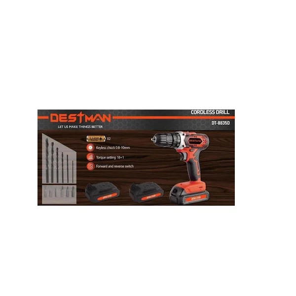 Φωτογραφία προϊόντος: OEM Destman DT-8835D Κρουστικό Δραπανοκατσάβιδο Μπαταρίας 20V 40938771
