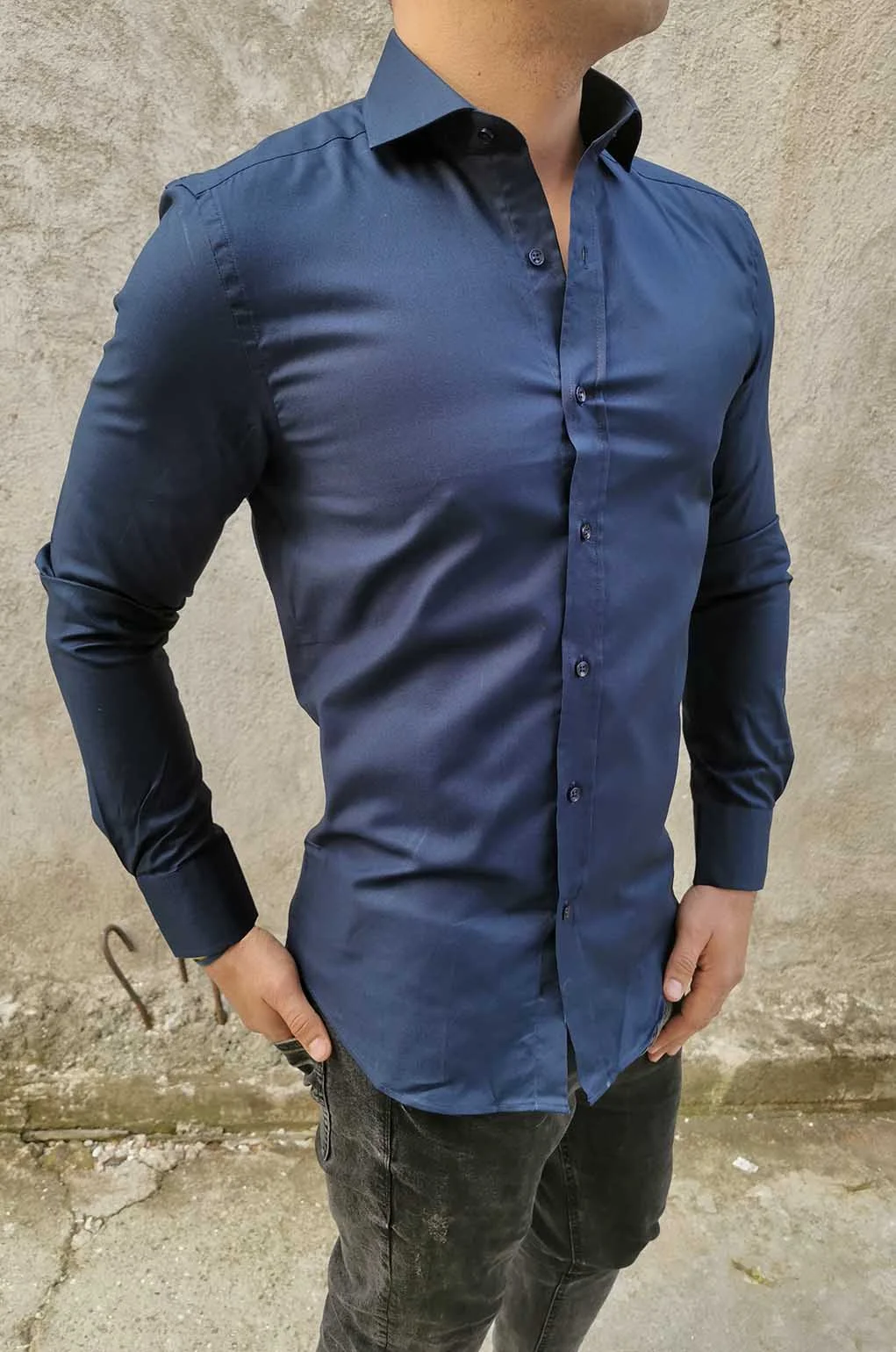 Φωτογραφία προϊόντος: Πουκάμισο SM0373 Navy blue