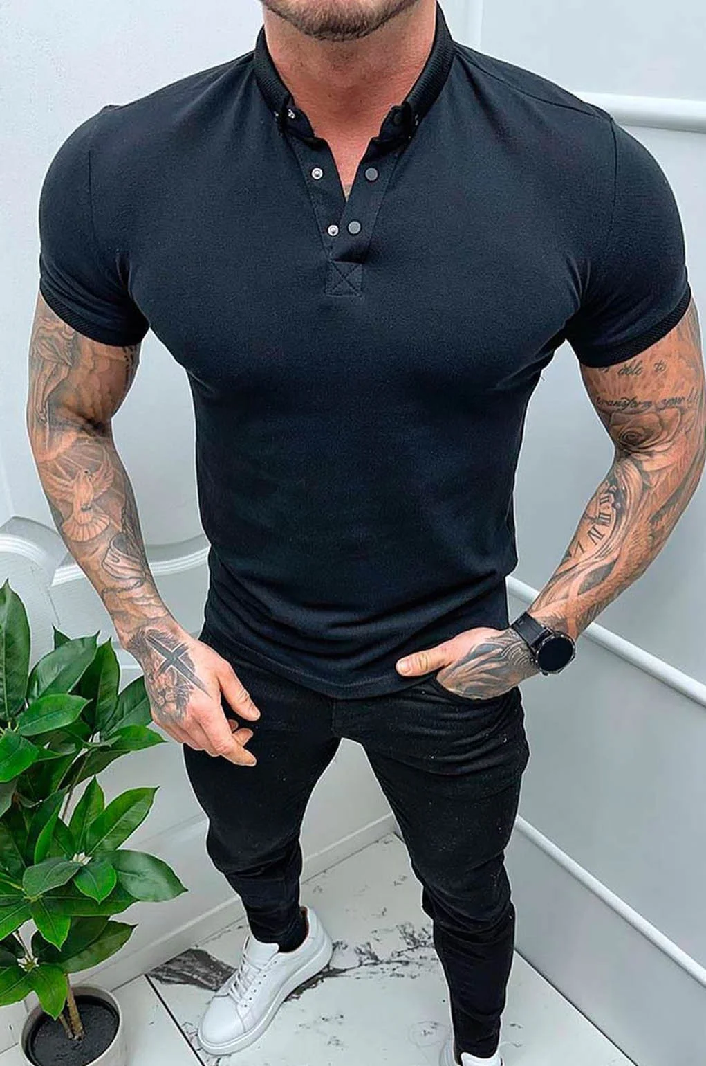 Φωτογραφία προϊόντος: Polo T-Shirt Μαύρο 1024
