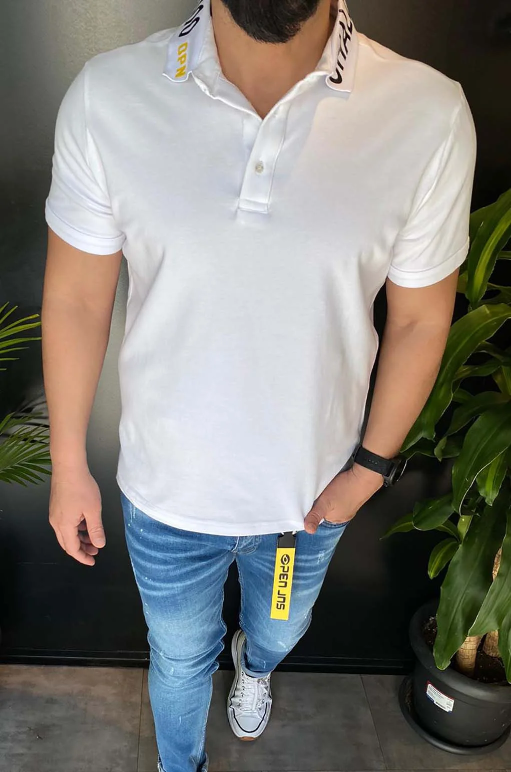 Φωτογραφία προϊόντος: Polo T-shirt Λευκό 7104-2