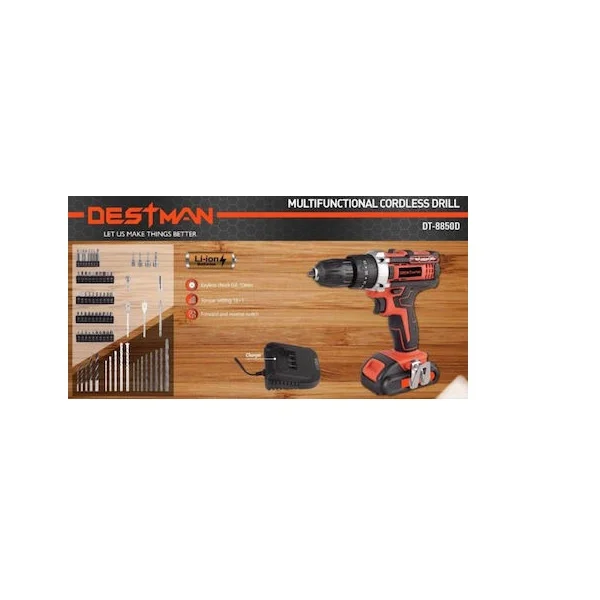 Φωτογραφία προϊόντος: OEM Destman DT-8850D Κρουστικό Δραπανοκατσάβιδο Μπαταρίας 20V 1x1.5Ah 40938838