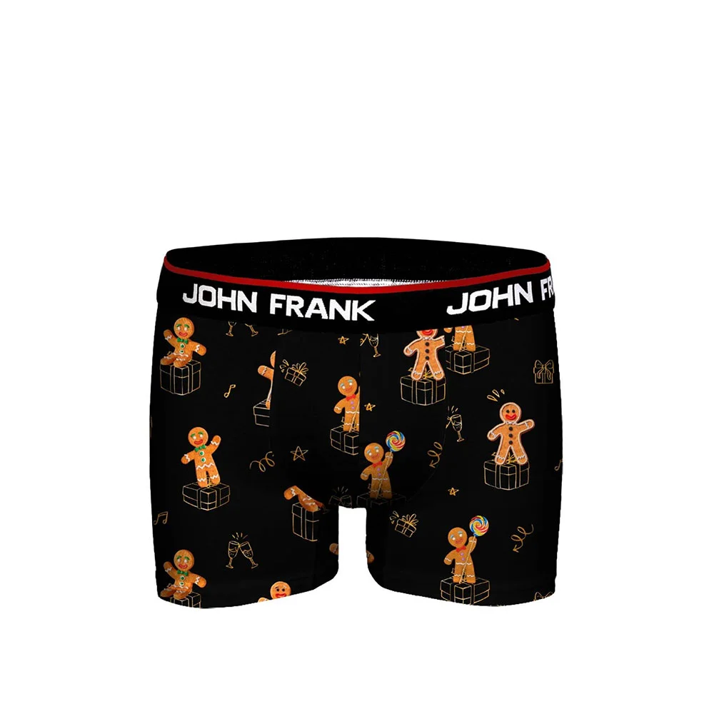 Φωτογραφία προϊόντος: Ανδρικό Boxer John Frank JFBD47-CH-GINGER Μαύρο