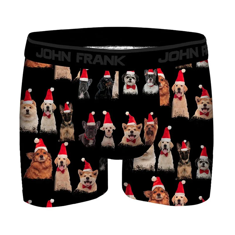 Φωτογραφία προϊόντος: Ανδρικό Boxer John Frank JFBD55-CH-SUPER_DOGS Μαύρο