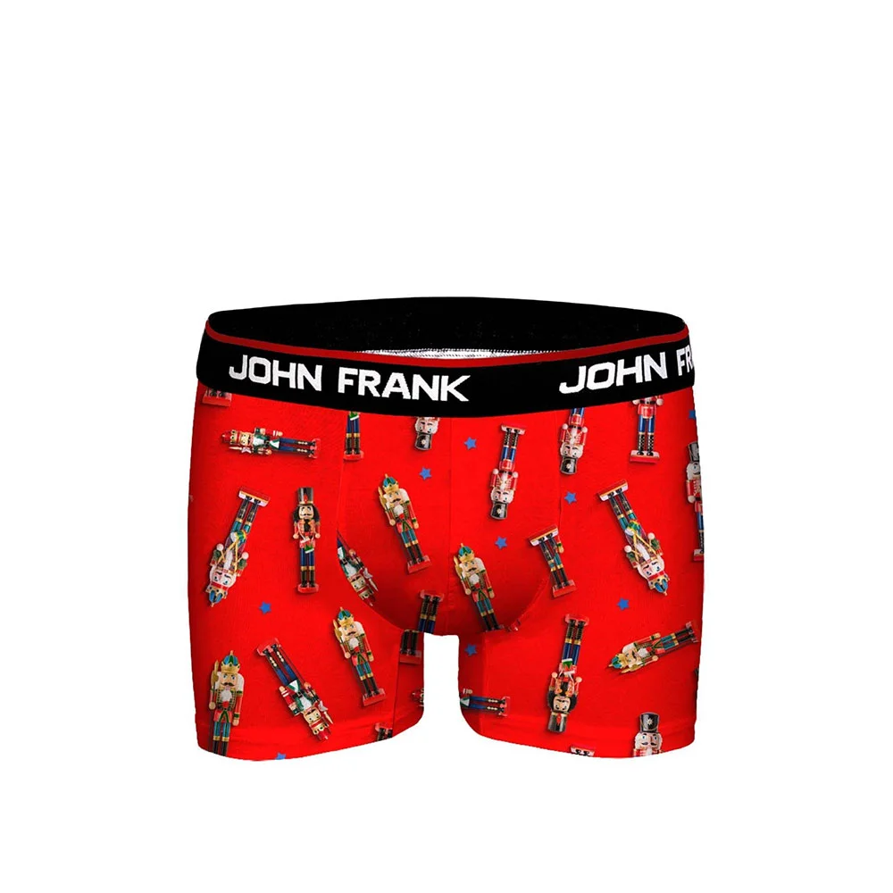 Φωτογραφία προϊόντος: Ανδρικό Boxer John Frank JFBD49-CH-NUTCRACKER Κόκκινο