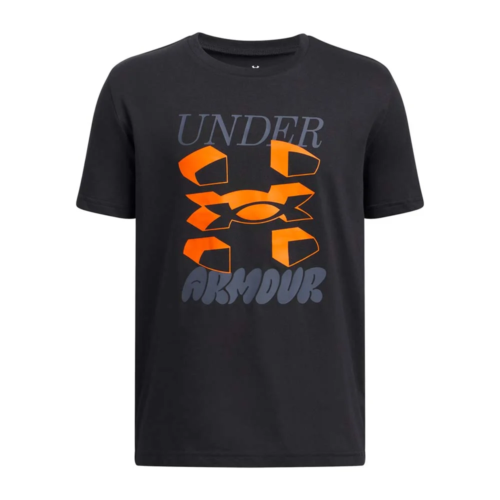 Φωτογραφία προϊόντος: UNDER ARMOUR Split Big Logo Παιδική Κοντομάνικη Μπλούζα - ΜΑΥΡΟ