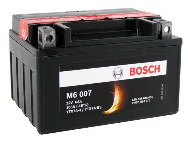 Φωτογραφία προϊόντος: BOSCH MOTO YTX7A-BS 6AH (0986FA1080)