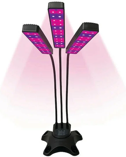 Φωτογραφία προϊόντος: OEM Επιτραπέζιο Grow Light 4000K με 135 LED και Ισχύ 18W Μ3xΒ45εκ. με 3 Λάμπες 360°