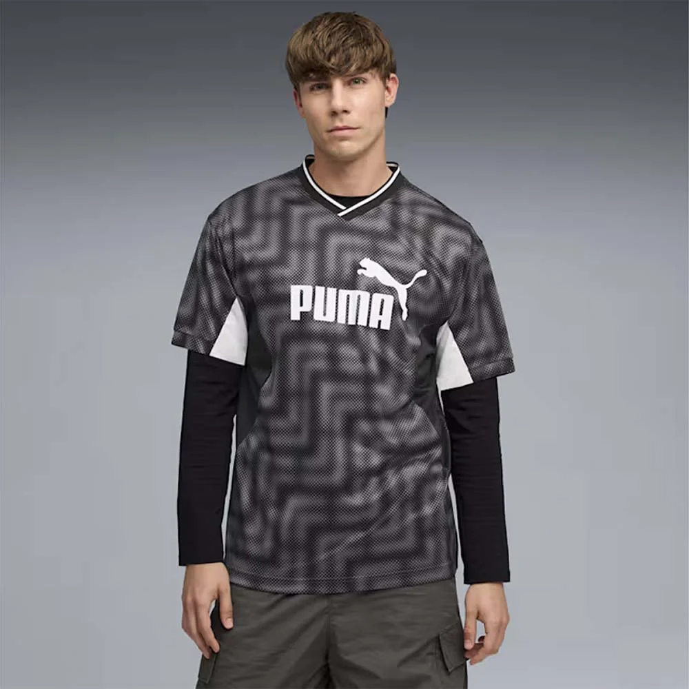 Φωτογραφία προϊόντος: Puma M Ess Block Relaxed Football Jersey - Black/Grey/White