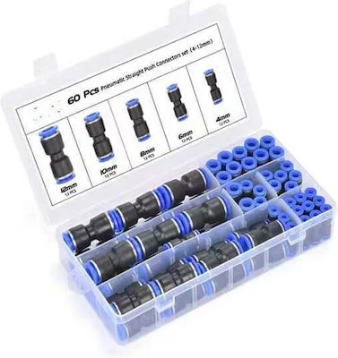 Φωτογραφία προϊόντος: OEM Σετ Πνευματικών Ευθύγραμμων Συνδετήρων Ώθησης 5 Μεγέθη 60τμχ Κασετίνα W14868-2