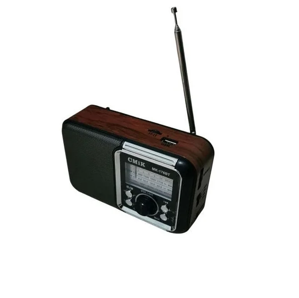 Φωτογραφία προϊόντος: OEM Cmik MK-176BT Retro Φορητό Ραδιόφωνο Επαναφορτιζόμενο με USB Καφέ