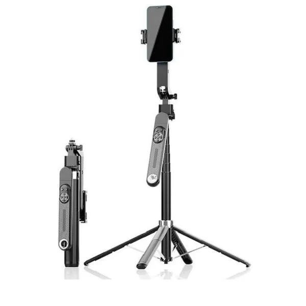 Φωτογραφία προϊόντος: OEM Selfie stick με Gimbal και ΑΙ Παρακολούθηση προσώπου με τρίποδο και περιστροφή 360° HYH-164