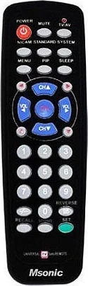 Φωτογραφία προϊόντος: UNIVERSAL TV REMOTE CONTROL MSONIC MBC415K