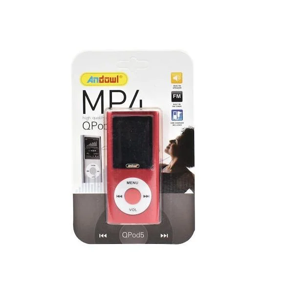 Φωτογραφία προϊόντος: OEM MP4 Player με Οθόνη 1.8" χωρίς εσωτερική μνήμη Κόκκινο Andowl QPOD5