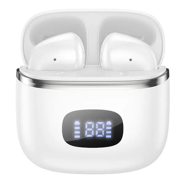 Φωτογραφία προϊόντος: OEM Hoco EQ1 Earbud / In-ear Bluetooth Handsfree Ακουστικά με Θήκη Φόρτισης Λευκά