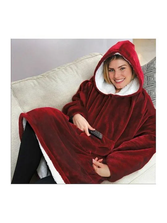 Φωτογραφία προϊόντος: OEM Huggle Plush Κουβέρτα Βελουτέ King Size 70x90εκ. Κόκκινο 17360040