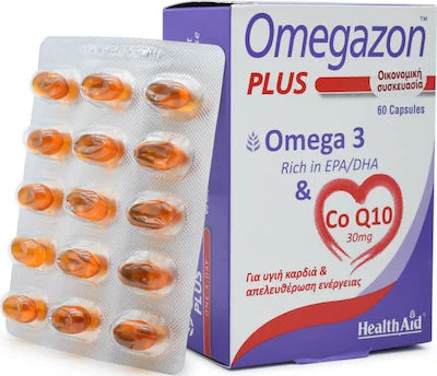 Φωτογραφία προϊόντος: Health Aid Omegazon Plus Omega + CoQ10 60 caps