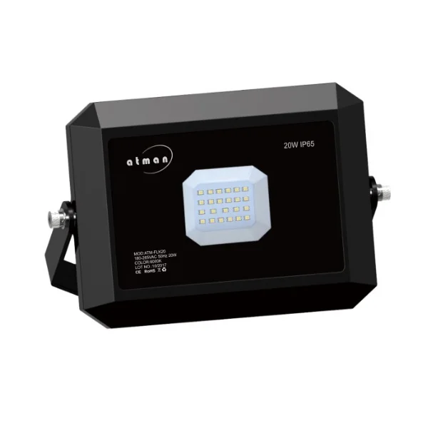 Φωτογραφία προϊόντος: Προβολέας Led SMD 20W 2200LM 230V Super Slim Σειρά K Φυσικό 4000K