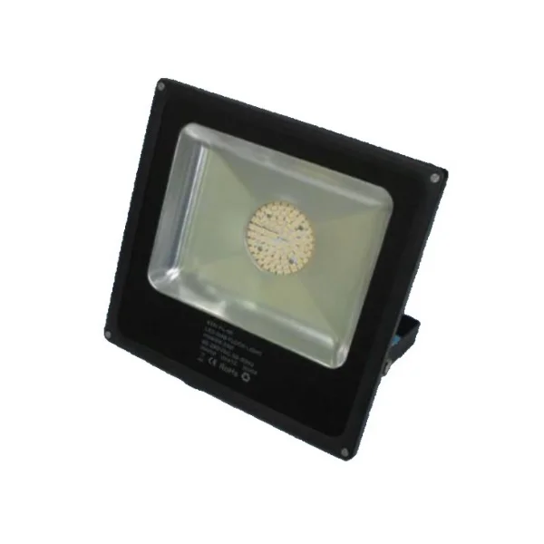 Φωτογραφία προϊόντος: Προβολέας Led 50W 6700LM 230V Slim Με Samsung SMD G2 Θερμό 3000K