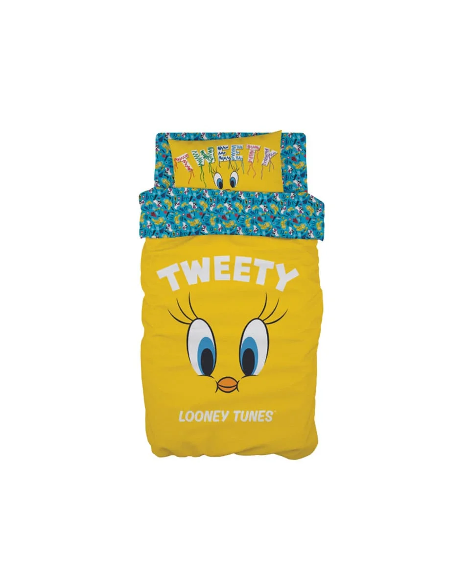 Φωτογραφία προϊόντος: Pennie Σετ Παπλωματοθήκη Tweety Des.1 Warner Bros 165x250cm Μονή (165x250cm)