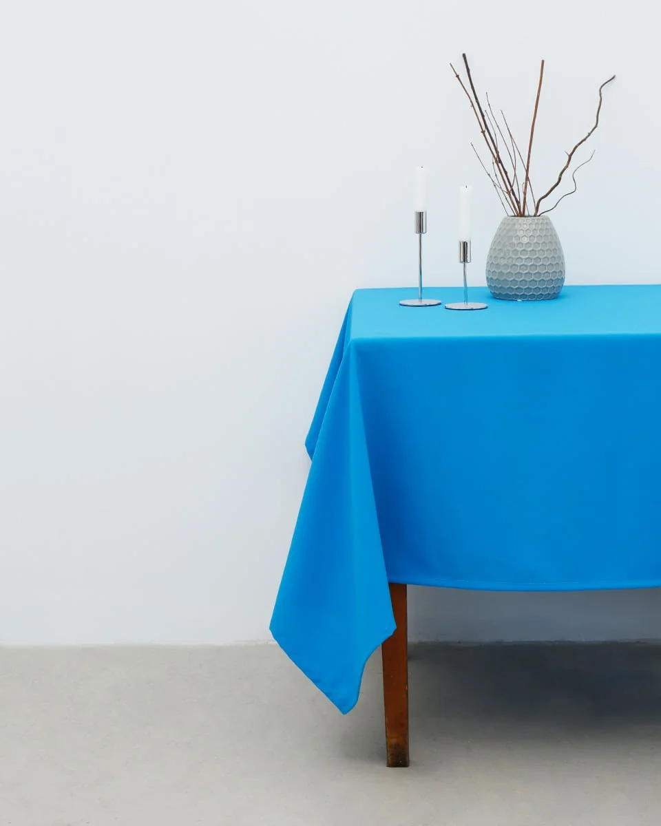 Φωτογραφία προϊόντος: Pennie Μονόχρωμο τραπεζομάντηλο Monaco 6 ατόμων (140x175cm) Τιρκουάζ