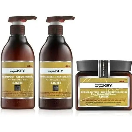 Φωτογραφία προϊόντος: Saryna Key Damage Repair Lightweight Trio Full Pack (Shampoo 300ml,Conditioner 300ml,Light Butter 500ml)