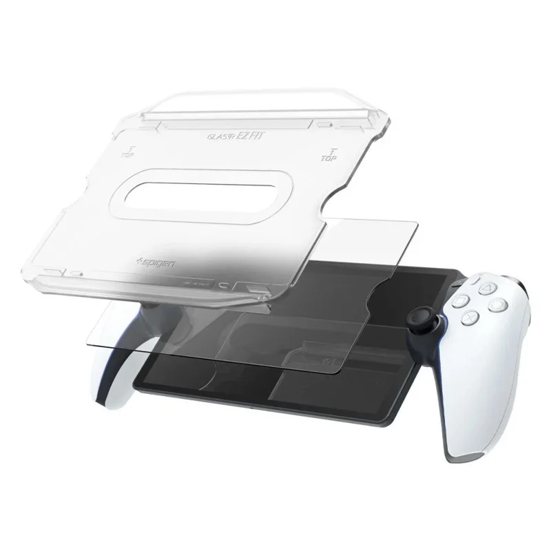 Φωτογραφία προϊόντος: Spigen® GLAS.tR™ EZ FIT™ AGL07183 Sony Playstation Portal Premium Tempered Glass Screen Protector