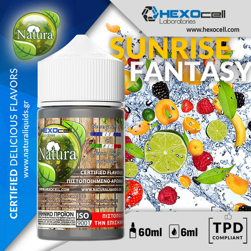 Φωτογραφία προϊόντος: Natura Hypermix Ultra Flavorshot Sunrise Fantasy 6ml/60ml
